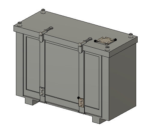 CMR Products 426-8102 N Undecorated Conrail Cab Signal Box (Pack of 4)
