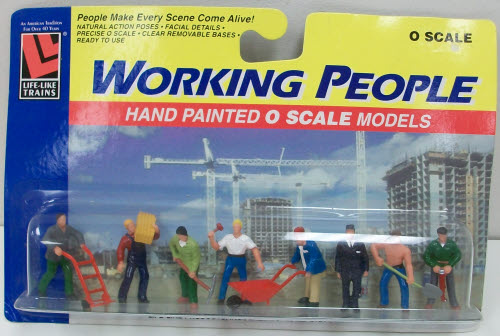 Life Like 1167 O Construction Worker Figures (Set of 8)