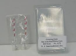 NJ International 1172 Crossing Gates Single Bar Red/White