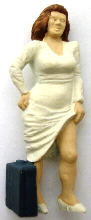 Arttista 1178 Hitchhiking Woman Pewter Figure