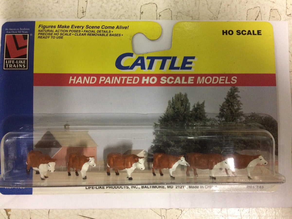 Life Like 1183 HO Scale Cattle Figure Pack