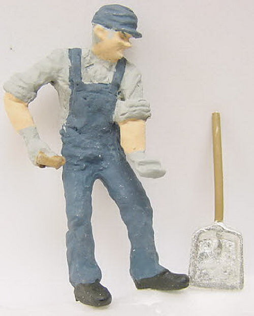 Arttista 1197 Fireman Pewter Figure w/Shovel