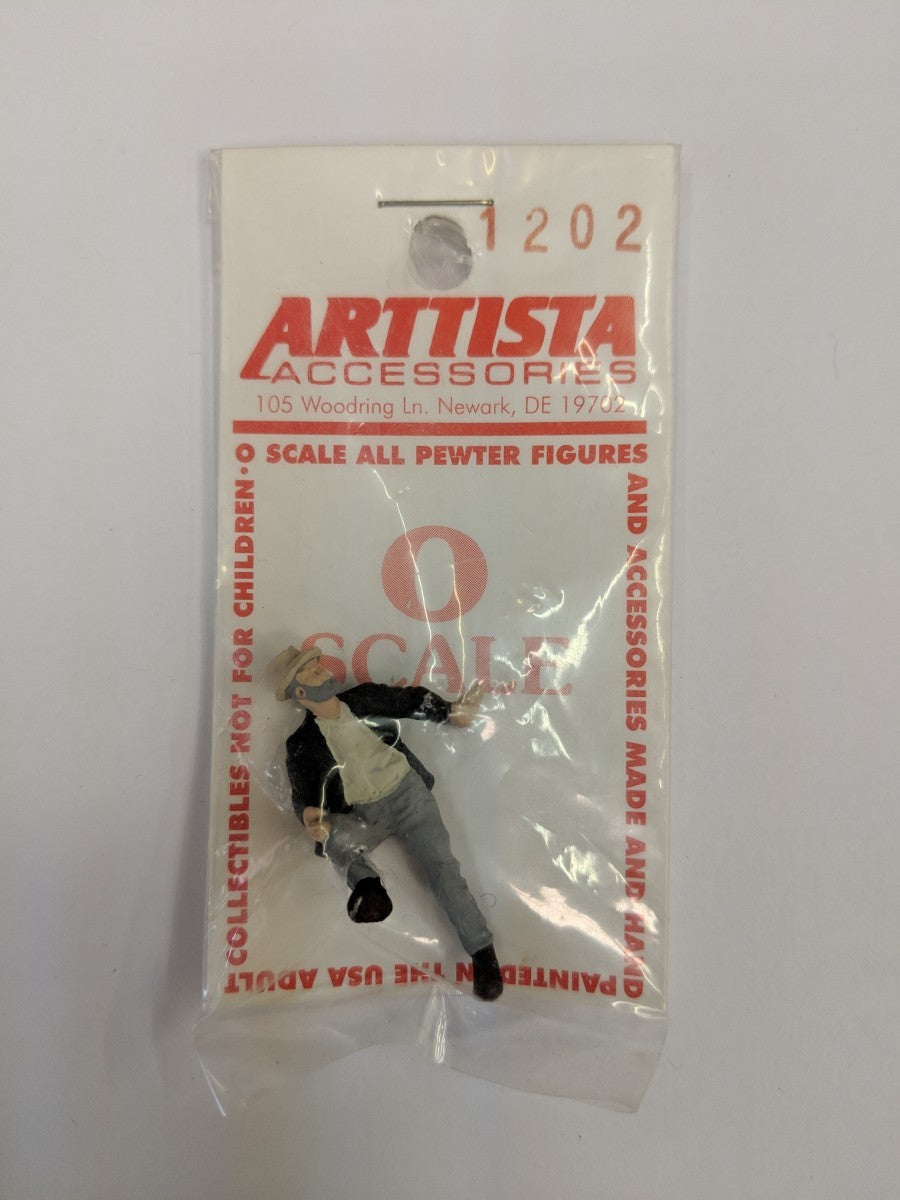 Arttista 1202 O Hobo Climbing Pewter Figure