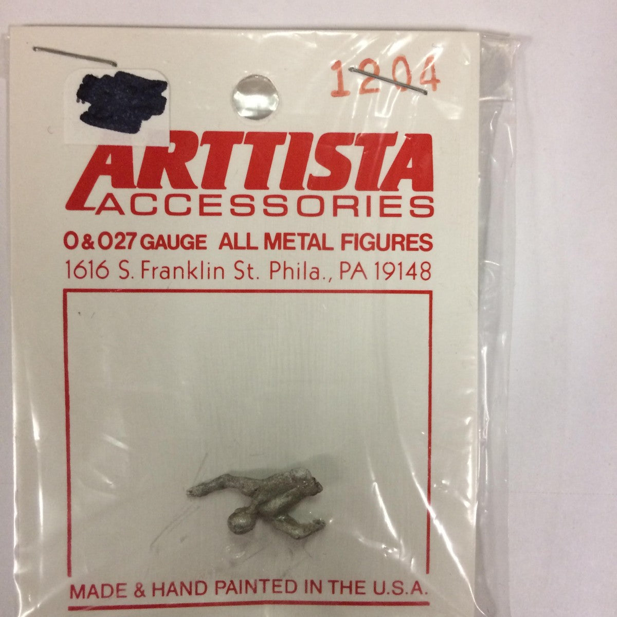 Arttista 1204 Boy Swimming Pewter Figure Unpainted