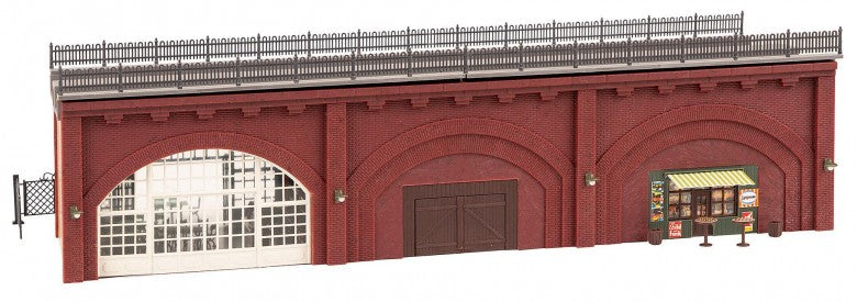 Faller 120571 HO Arcades with Shops & Interior Equipment Building Kit