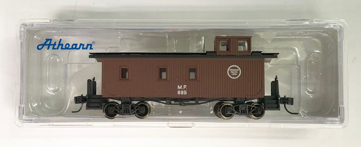 Athearn 2637 N Scale Missouri Pacific Wood Side Caboose #895