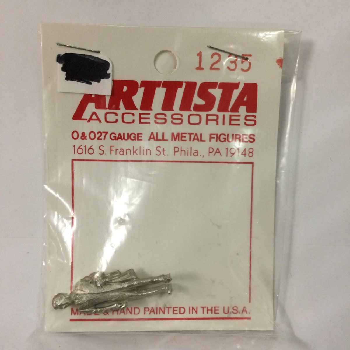 Arttista 1235 O Unpainted Pewter Business Man Walking Pewter Figure