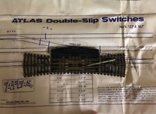 Atlas 127 HO Scale Custom Line Brass Double-Slip Switch