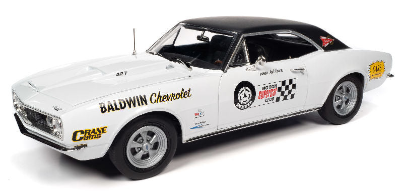 American Muscle 1275 1:18 Baldwin Motion - 1967 Chevrolet Camaro SS Ermine White