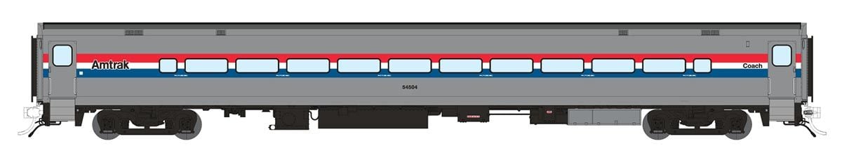 Rapido Trains 128045 HO Amtrak Ph 3 Wide Horizon ADA Coach Passenger Car #54512