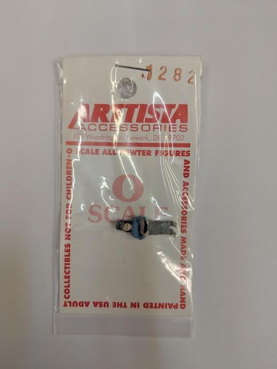 Arttista 1282 O Girl Train Collector Pewter Figure