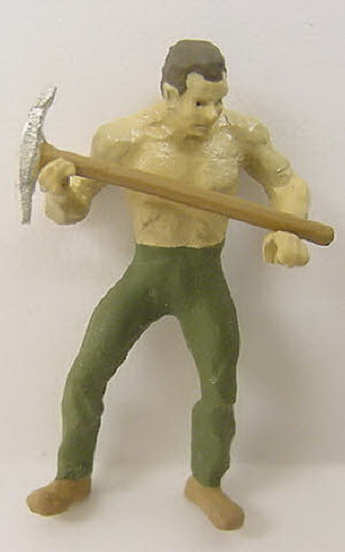 Arttista 1287 O Shirtless Man w/Axe Pewter Figure