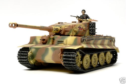 Tamiya 32575 1:48 German Tiger I Late Production Military Tank Model Kit