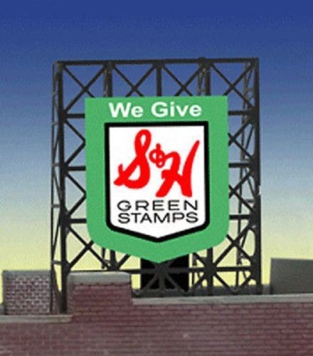 Miller Engineering 338890 N/Z S&H Green Stamps Animated Rooftop Billboard Small