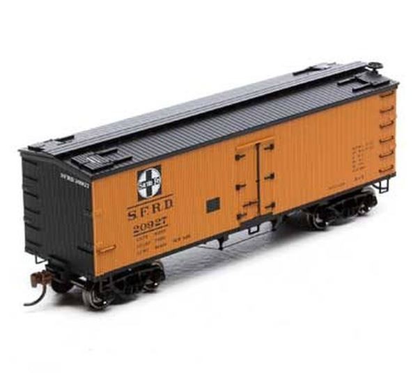 Roundhouse 85552 HO 36' Old Time Wood Reefer, SF #20927