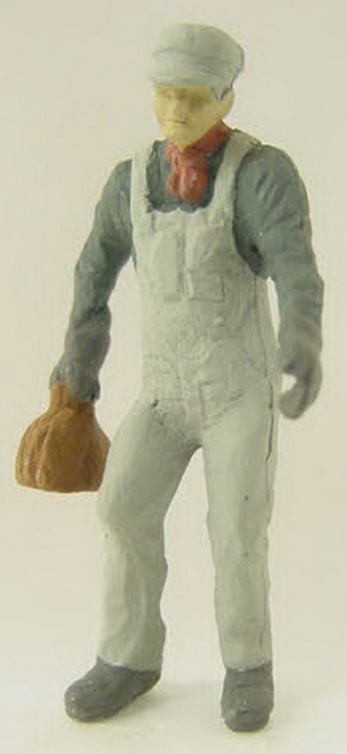 Arttista 1303 O Train Engineer w/Tools Pewter Figure