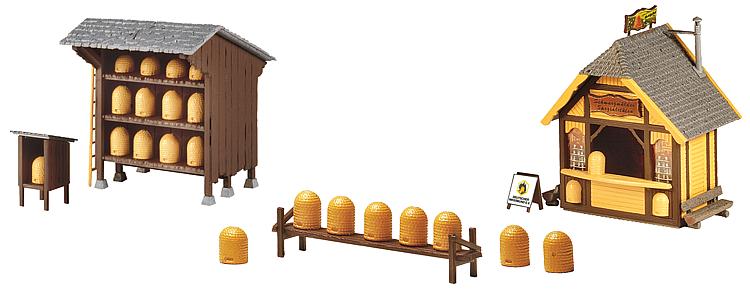 Faller 130378 HO Scale Bee-Keeping Plastic Kit