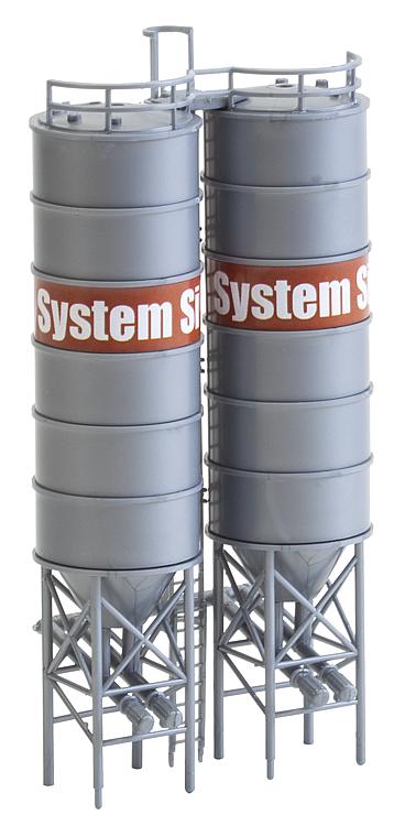 Faller 130476 HO Industrial Silos (Set of 2)