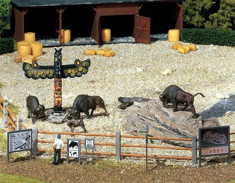 Faller 130569 HO Zoo Signposts and Information Panels Building Kit