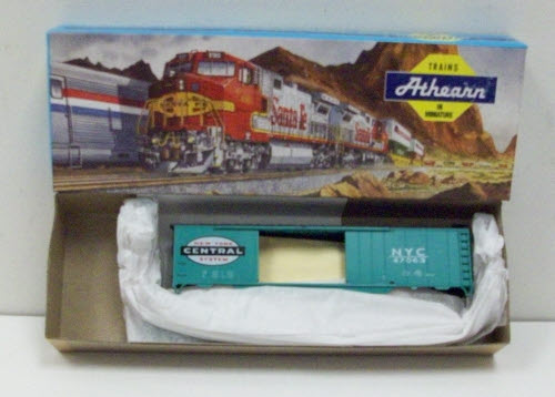 Athearn 1316 HO New York Central 50' Double Door Auto Box w/ Kadee Couplers