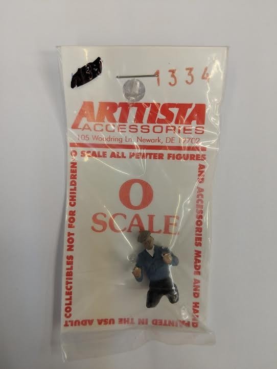 Arttista 1334 O Truck Driver #2 Pewter Figure Hand Painted