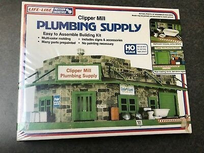 Life Like 1357 HO Clipper Mill Plumbing Supply Building Kit