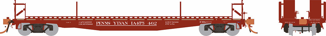 Rapido Trains 138007A HO Pennsylvania F30D 50' TOFC Flat Car