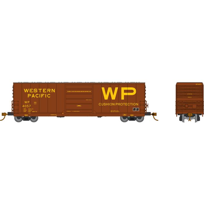 Rapido Trains 139007 HO Western Pacific Evans X72A Boxcar (Pack of 3)