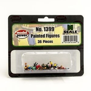 Model Power 1399 N Painted Figures Instant Population Figures (Set of 36)