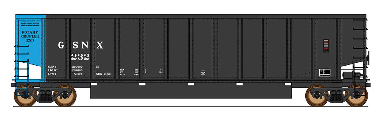 InterMountain 4401019 HO GSNX 14-Panel Coalporter Coal Gondola Ready-To-Run