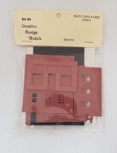 Creative Design Models 14 HO Snuffs Seed & Feed Building Kit