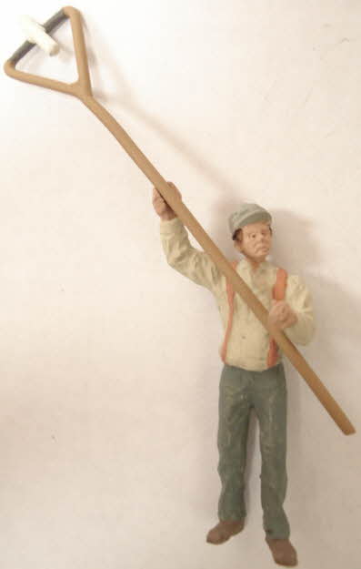 Arttista 1409 Station Agent Pewter Figure Hand Pinted