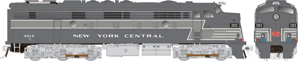 Rapido Trains 14104 HO Metro North Rebuilt EMD FL9 Diesel Locomotive #2012