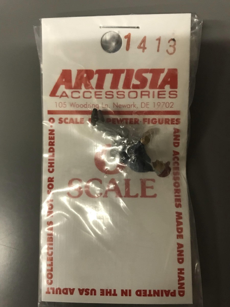 Arttista 1413 O Truck Driver Pewter Figure