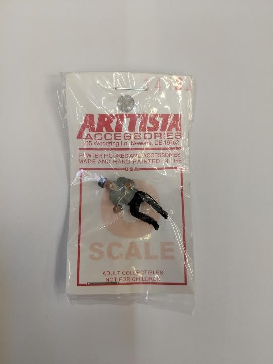 Arttista 1413 O Truck Driver Pewter Figure