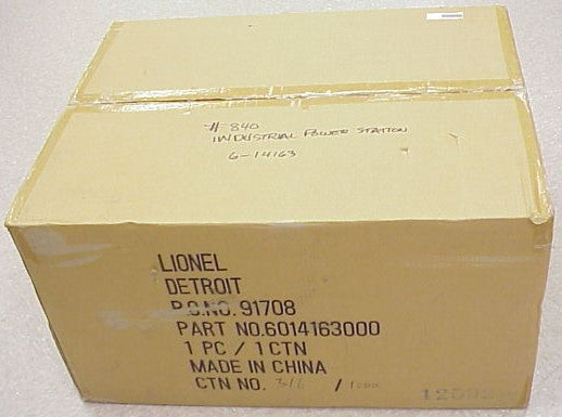 Lionel 6-14163 Standard Gauge Tinplate Industrial Power Station #840