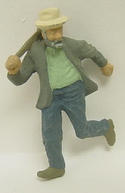 Arttista 1420 Hobo w/Napsack on a Stick Pewter Figure