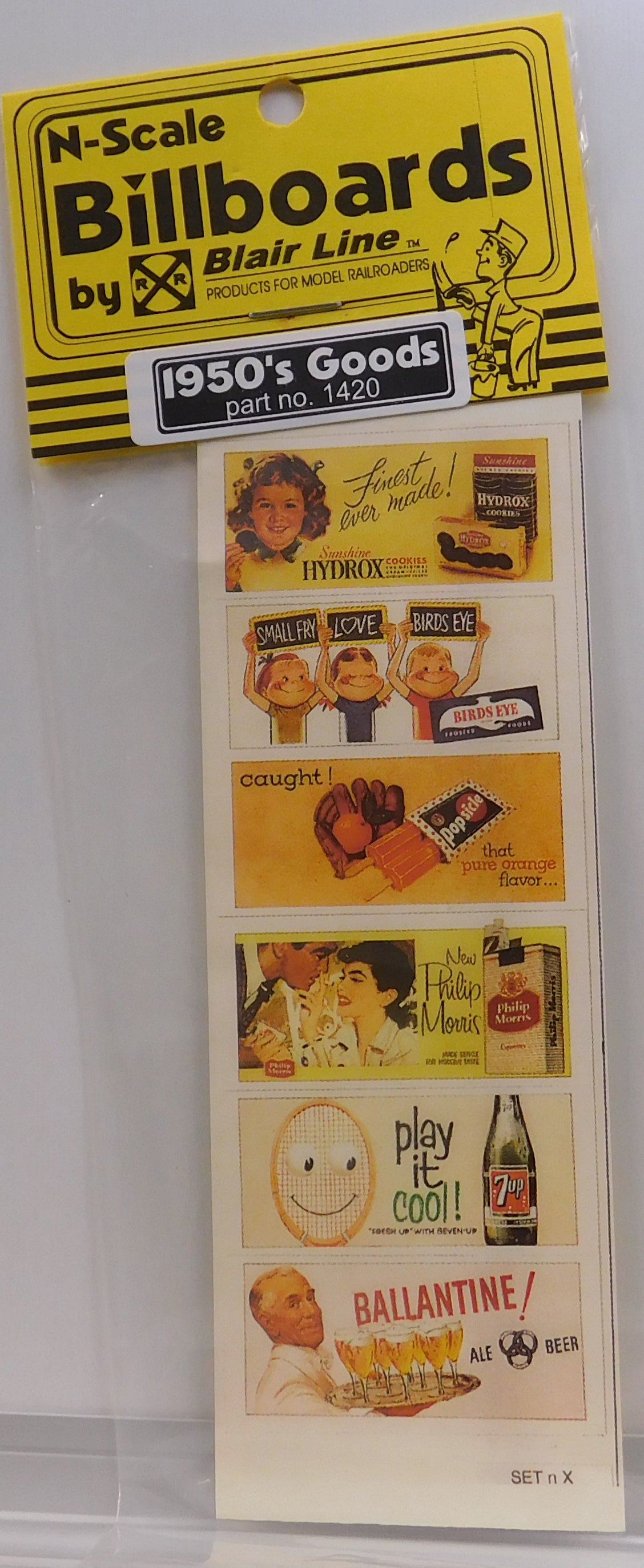 Blair Line 1420 N 1950's Goods Billboard Signs #2