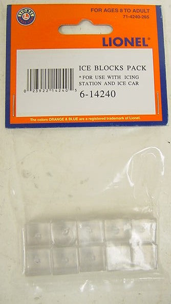 Lionel 6-14240 O Ice Blocks (Pack of 10)