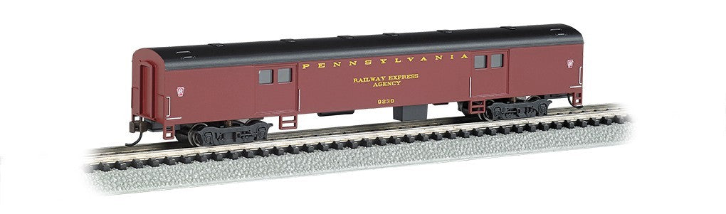 Bachmann 14451 N Pennsylvania 72' Smooth-Side Baggage Car #9230