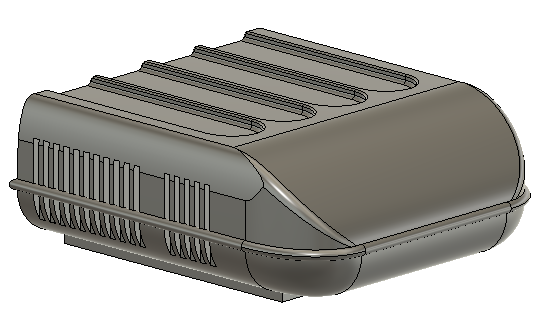 CMR Products 427-3503 N Undecorated RV Style Air Conditioner Unit (Pack of 2)