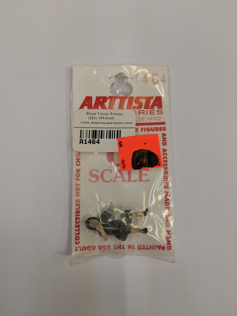 Arttista 1464 O Woman to Sit at Table Pewter Figure