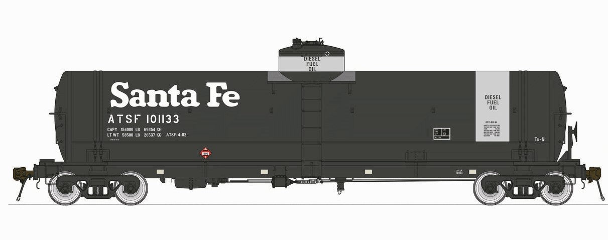 American Limited Models 1837 HO Atchison,Topeka & Santa Fe GATC Tank Car #101151