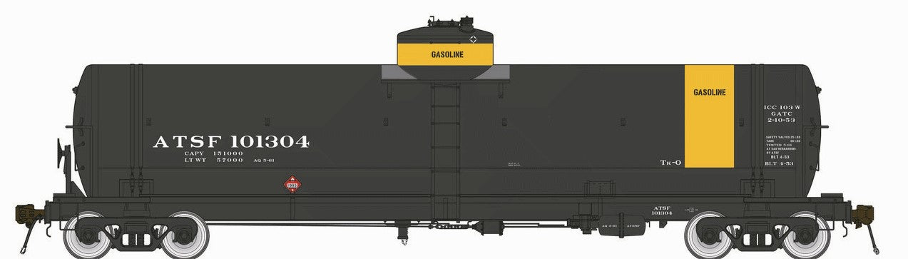 American Limited Models 1839 HO Atchison,Topeka & Santa Fe GATC Tank Car #101304
