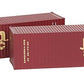 Deluxe Innovations 20141 N MSCo/Gold 40' Hi-Cube Container (Set of 2)