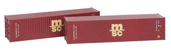 Deluxe Innovations 20141 N MSCo/Gold 40' Hi-Cube Container (Set of 2)