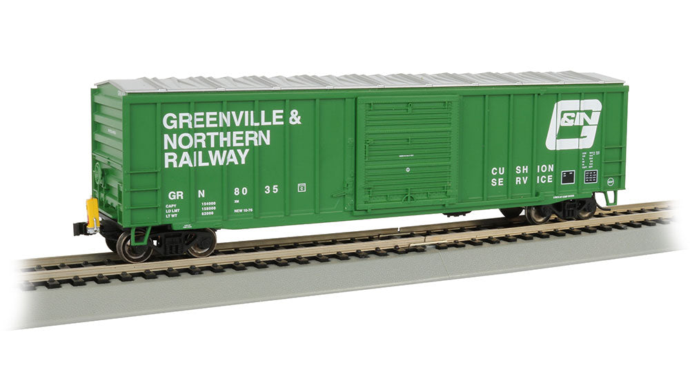 Bachmann 14905 HO Greenville & Northern 50' Outside Braced Box Car with FRED