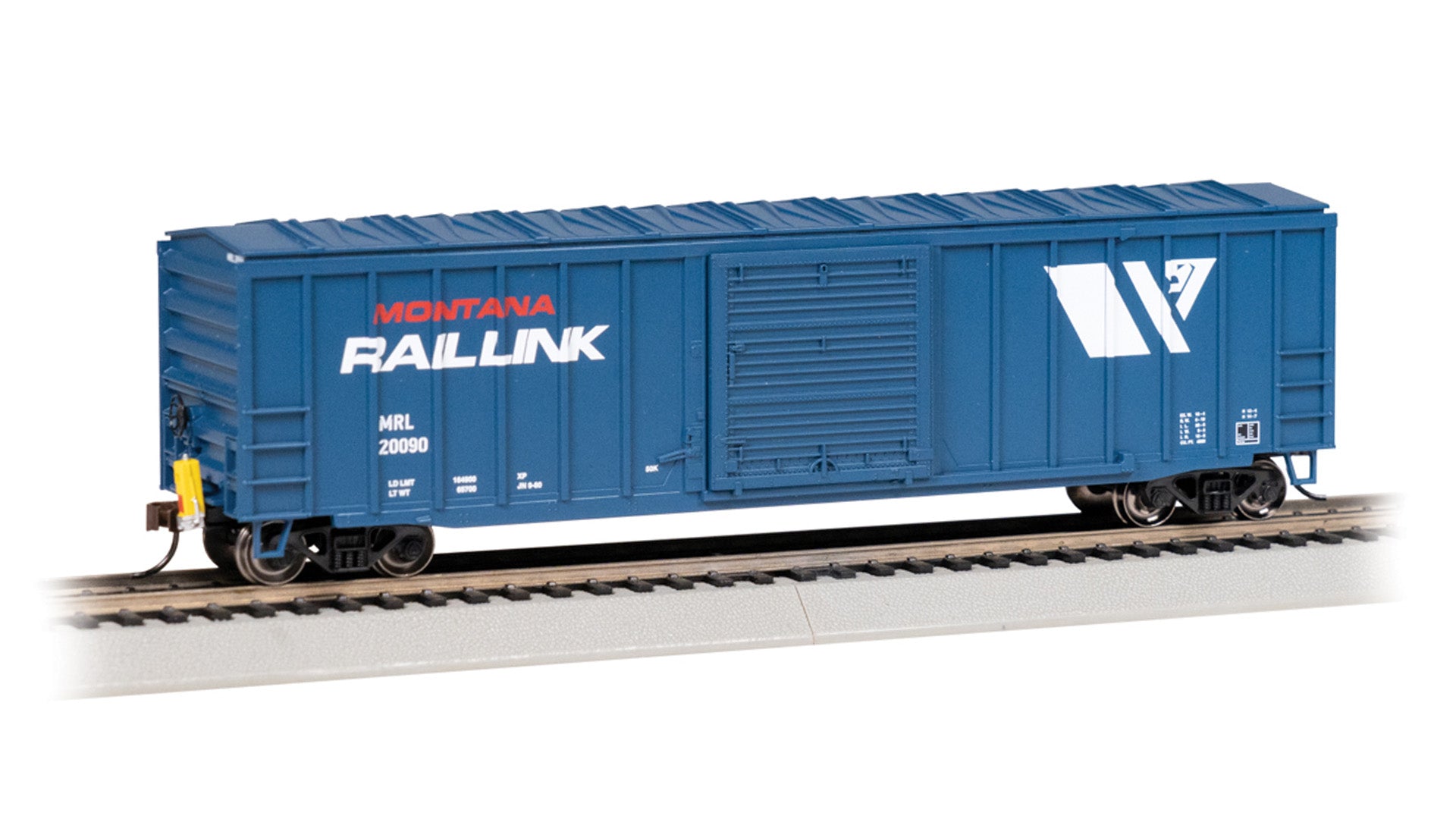 Bachmann 14912 HO Montana Rail Link 50' Outside Braced Boxcar with FRED #20090