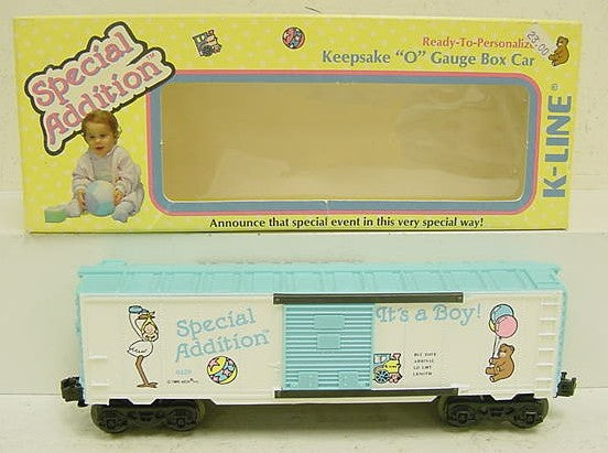 K-Line K-6428 O Gauge It's a Boy! Boxcar
