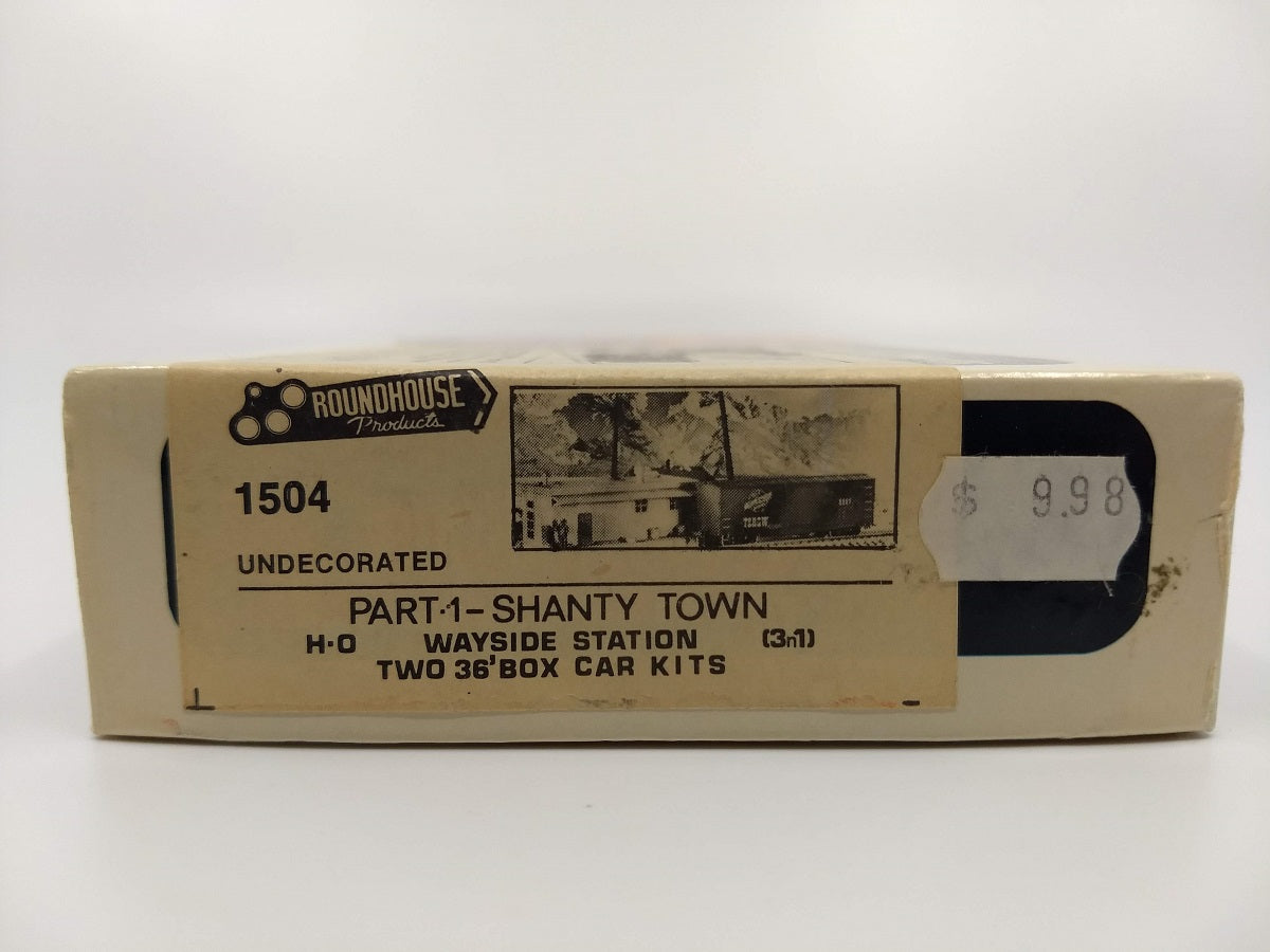 Roundhouse 1504 HO Scale Part 1 Shanty Town 3-in-1 Kit